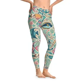 Stunning Fish Themed Stretchy Leggings for Every Day