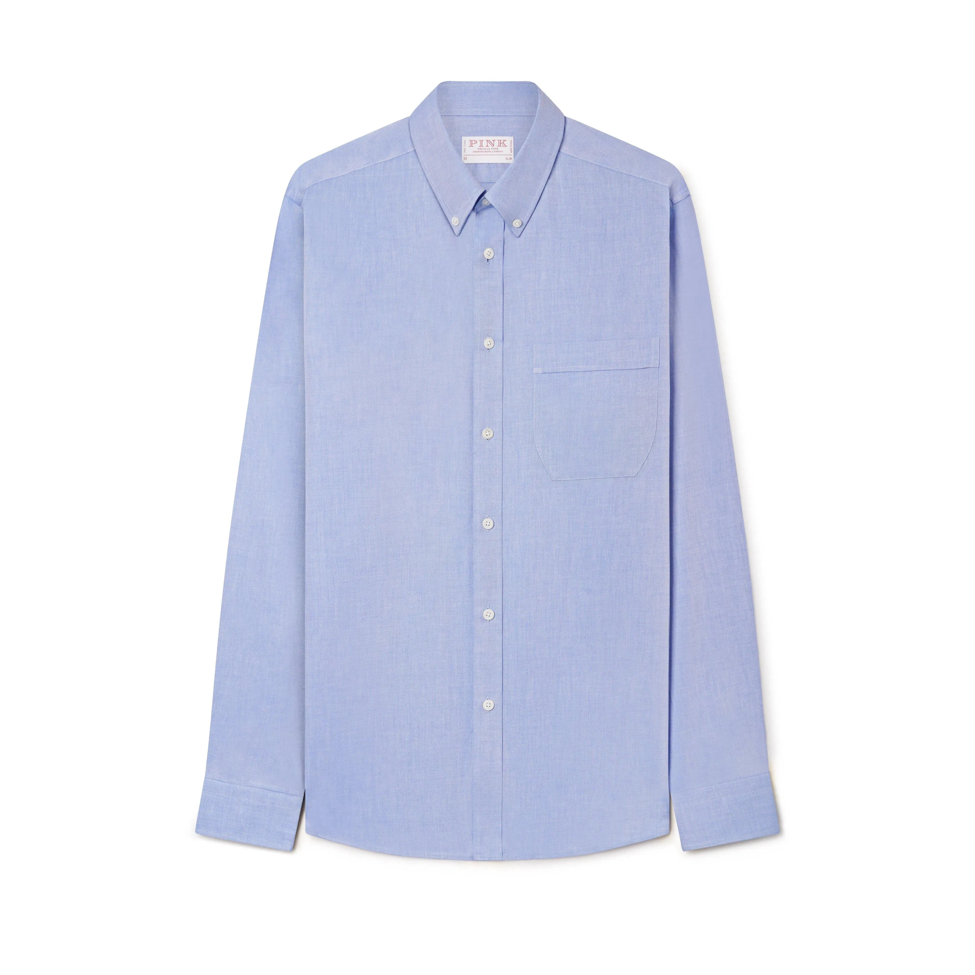 Thomas Pink Slim Fit Smart Casual Superfine Twill Shirt