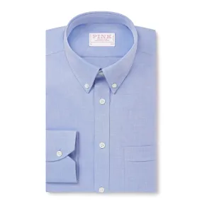 Thomas Pink Slim Fit Smart Casual Superfine Twill Shirt