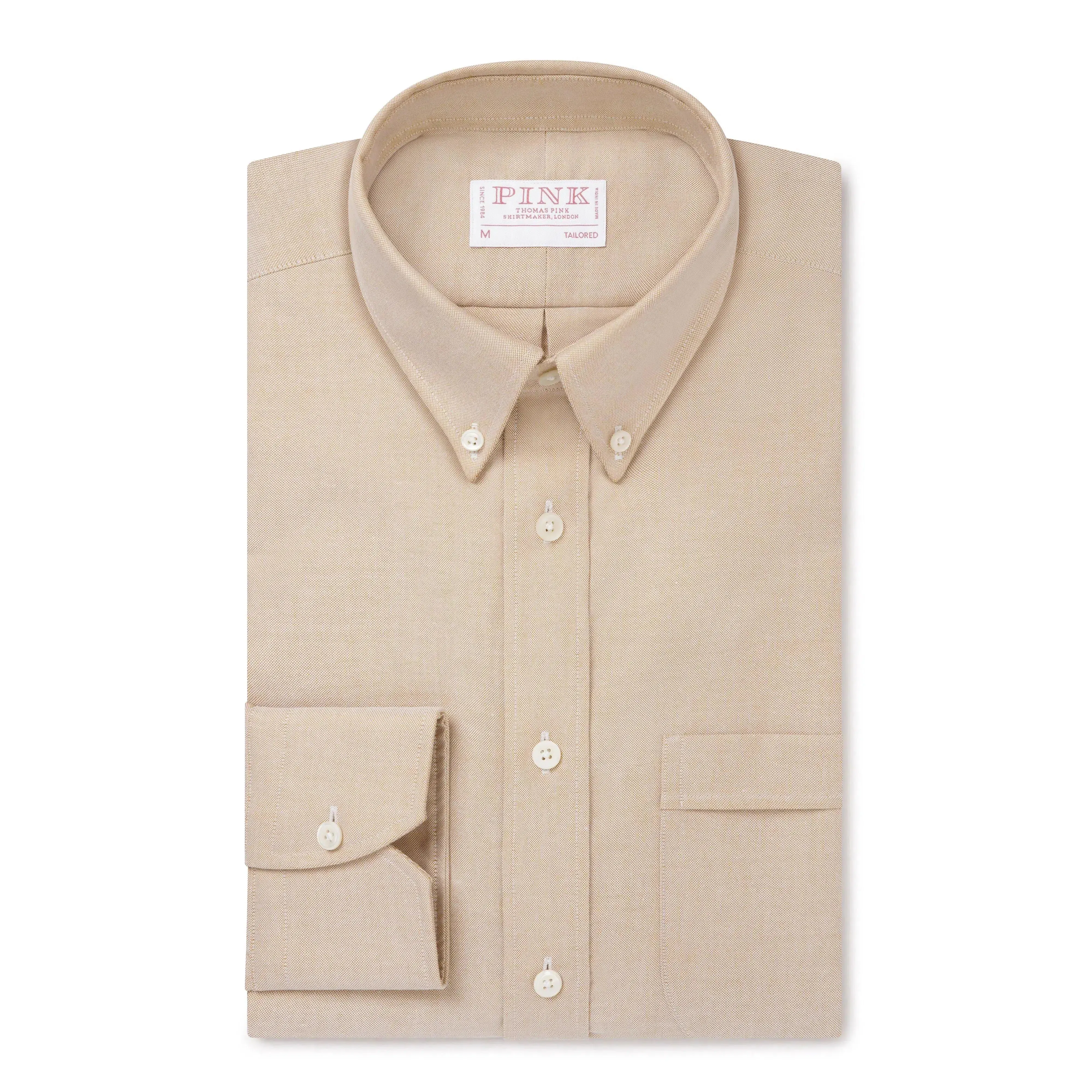 Thomas Pink Tailored Fit Smart Casual Contrast Oxford Shirt