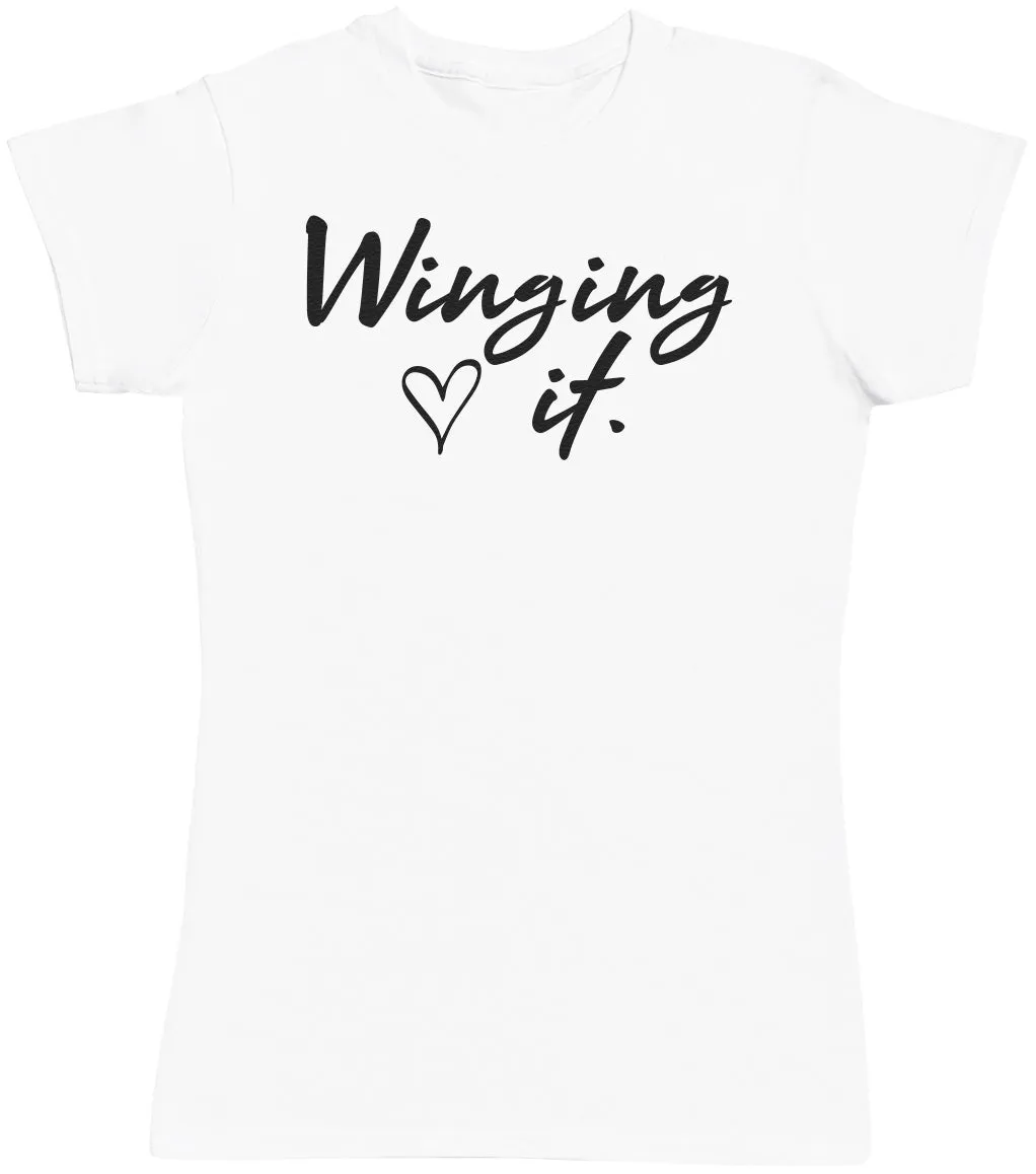 Winging It - Womens T-shirt - Mum T-Shirt