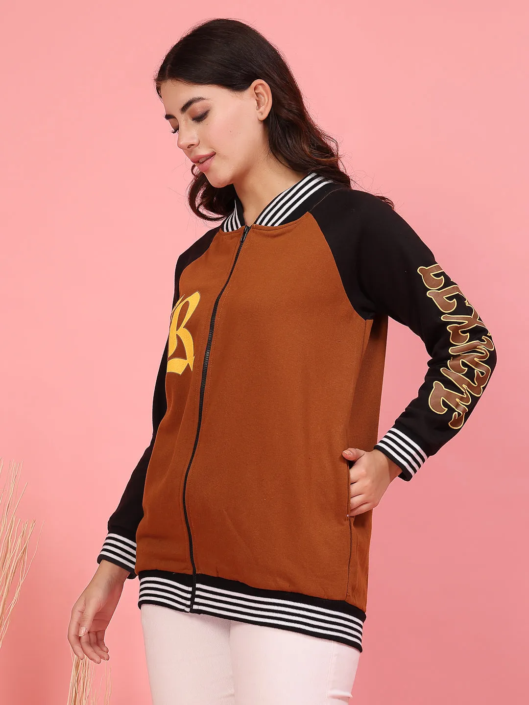 Women’s Trendy Varsity Bomber
