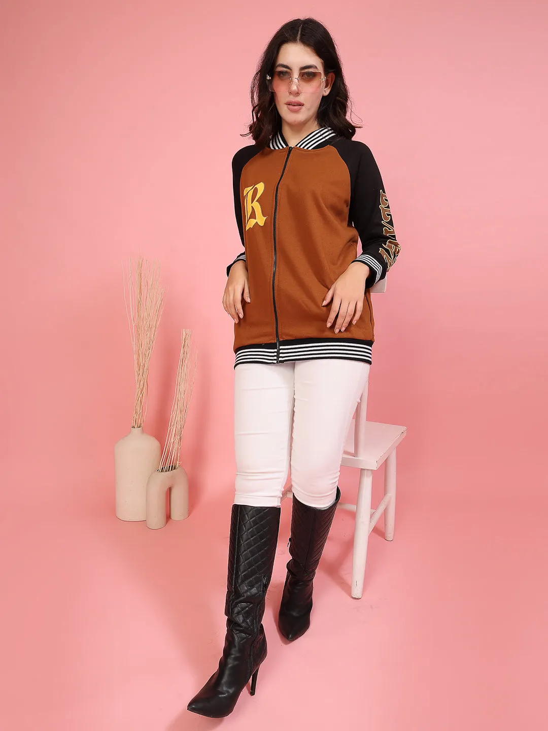 Women’s Trendy Varsity Bomber
