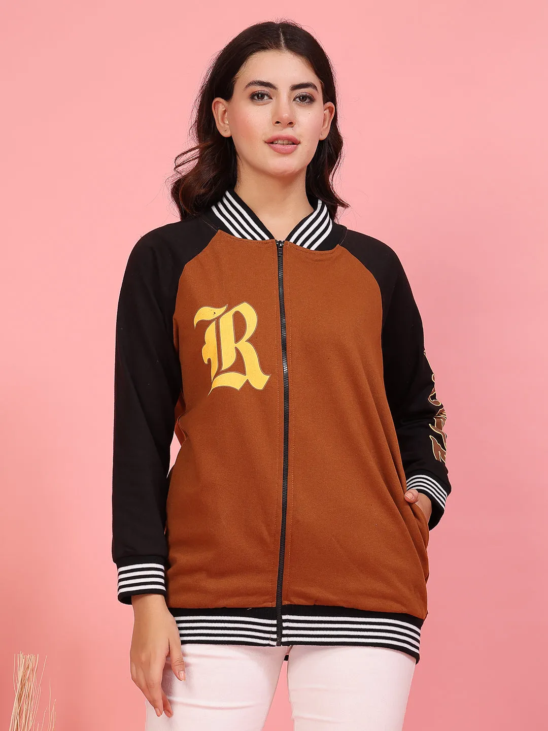Women’s Trendy Varsity Bomber